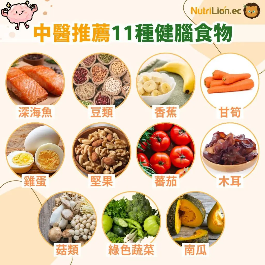 中醫推薦11種健腦食物