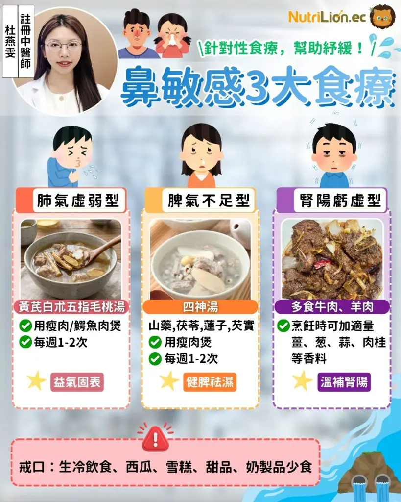 鼻敏感食療