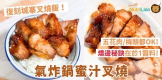 【氣炸鍋料理】復刻城寨叉燒飯!自家製蜜汁叉燒 | 附食譜及影片教學 氣炸鍋料理-氣炸鍋叉燒