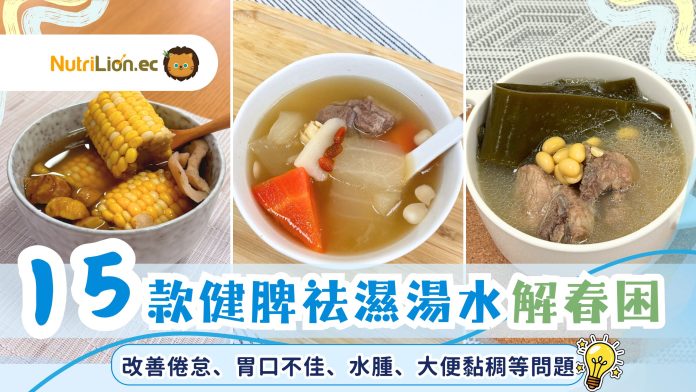 15款健脾祛濕湯水食譜