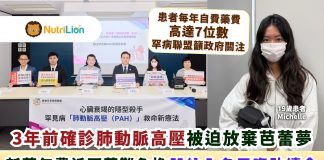 少女16歲患肺動脈高壓嚴重氣喘 新藥年費近百萬難負擔 罕病聯盟籲納入藥物名冊資助 少女16歲患肺動脈高壓嚴重氣喘 新藥年費近百萬難負擔 罕病聯盟籲納入藥物名冊資助